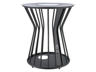 Stoly –  COSI Cosilumia kulatý stůl 60 cm, čierna, 52 cm
