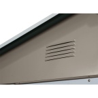 Zahradní domek kovový 3 x 2,4 m se sedlovou střechou hnědý Riwall PRO RMSA 8x10 Brown