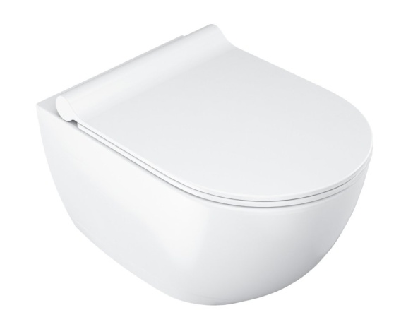 Ravak WC Uni Chrome Rim, závěsný, bílá