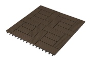 G21 WPC dlaždice Palmyra, Indický teak, balení 1 m2