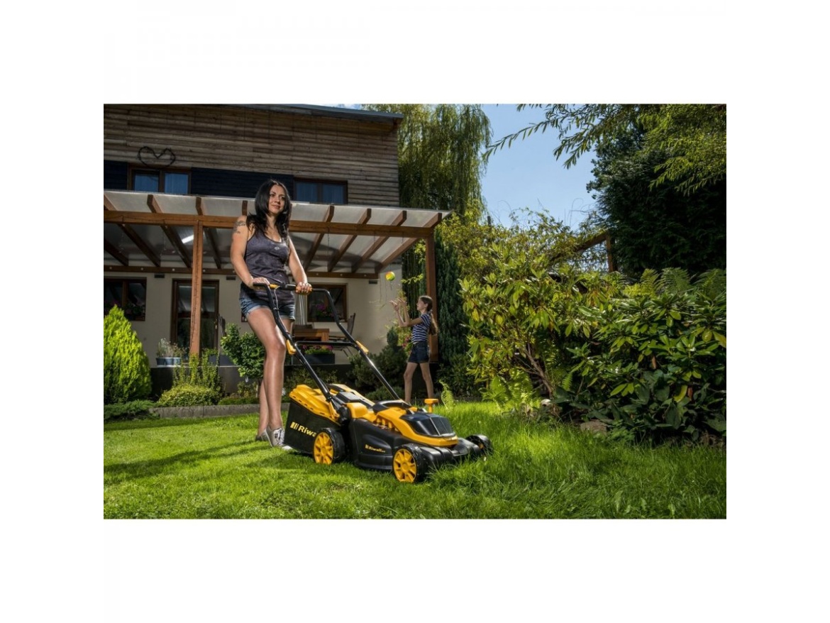 Akumulátorová travní sekačka 20 V (bez baterie a nabíječky) Riwall PRO RALM 3820