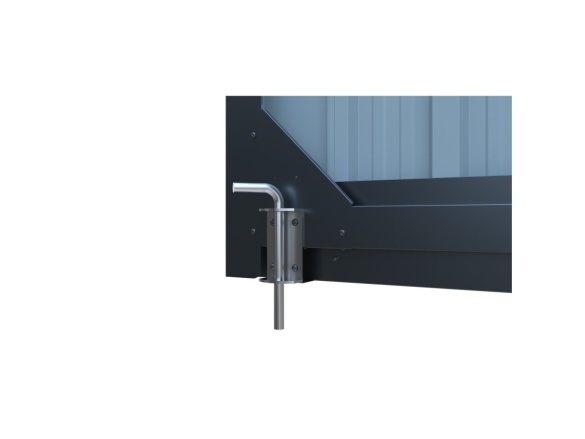 Kovová garáž 3,8 x 6 m se sedlovou střechou Antracit Riwall PRO RMCG 20x13 Anthracite