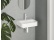 Ravak Umývadlo Ceramic Slim Wall R 55 N, s otvorom pre batériu, s prepadom, čierna matná