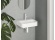 Ravak Umývadlo Ceramic Slim Wall R 55 N, s otvorom pre batériu, s prepadom, čierna matná