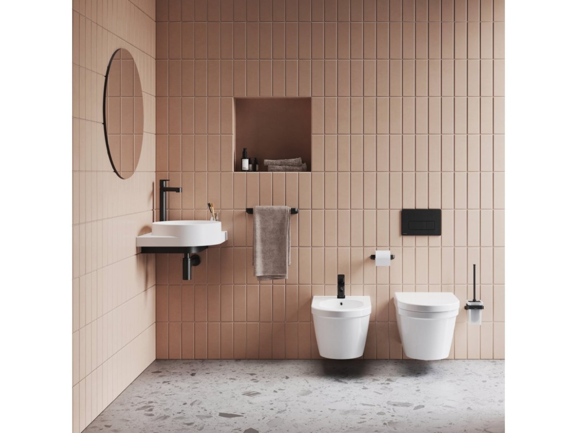 Ravak TD 410.00CR Držiak s nádobkou a WC kefou, chróm