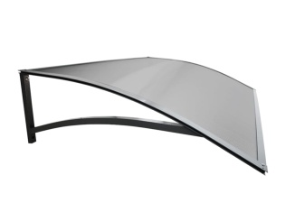 Vchodové stříšky Robelit –  Robelit Arco Pro antracit / antracit, 108 x 80 cm