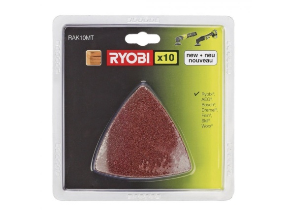 Sada brusných papírů (10 ks) k RMT 1801 M, RMT 1201 M Ryobi RYOBI RAK 10 MT