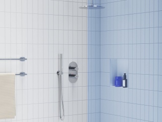 Podomítkové –  Ravak ES 063.10WV.O2.RB07C Termostatická podomítková baterie 2-cestná bez tělesa, White Velvet