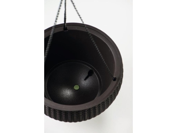 Keter Květináč  Hanging Sphere whiskey hnědý