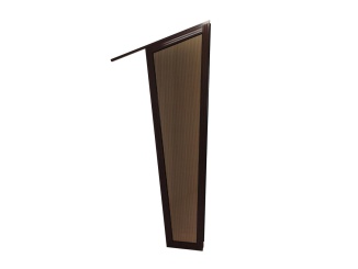 Savespot Grade –  Bočná stena Savespot Grade 180 cm, hnedá/bronz