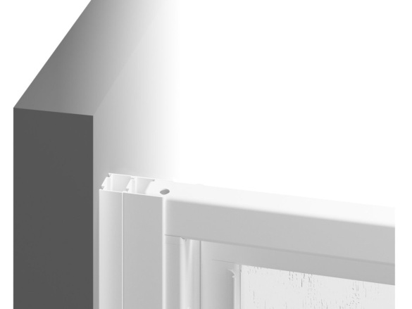 Ravak SRV2+SRV2 80x80 195, bílá+transparent