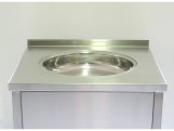 Příslušenství k drtičům Waste King Mísa oplachová 45 cm, 2 trysky, WKC 2211 – připojení drtiče 750-10000