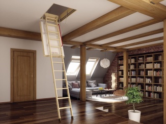 Skládací půdní schody Fakro Půdní schody FAKRO LWT 280 cm, 60 x 120 cm