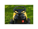 Dvouválcový travní traktor 102 cm se zadním výhozem a hydrostatickou převodovkou Riwall PRO RLT 102 HRD TWIN