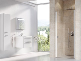 Sprchové kouty –  Ravak CSD1 90, lesk+transparent