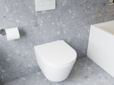 Ravak WC Flow RimOff set, závěsný, bílá