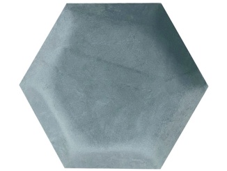 Čalouněné panely –  Riwiera Hexagon 6x15 tyrkysová