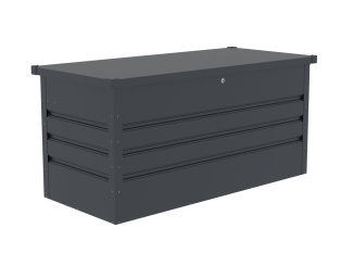 Boxy –  G21 Zahradní box  Denver 400 L, antracitový plechový