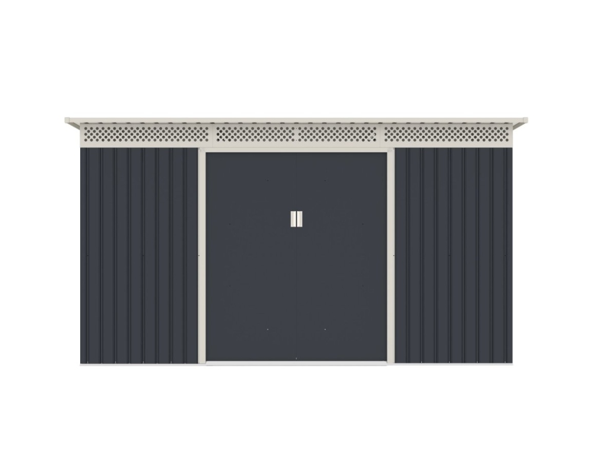 G21 Zahradní domek  GRAH 700 - 340 x 206 cm, antracitový