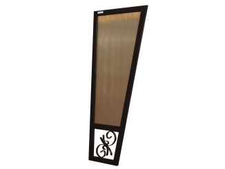 Vchodové stříšky Scobax –  Savespot Retro boční Antique černá / bronz 180 x 53 cm
