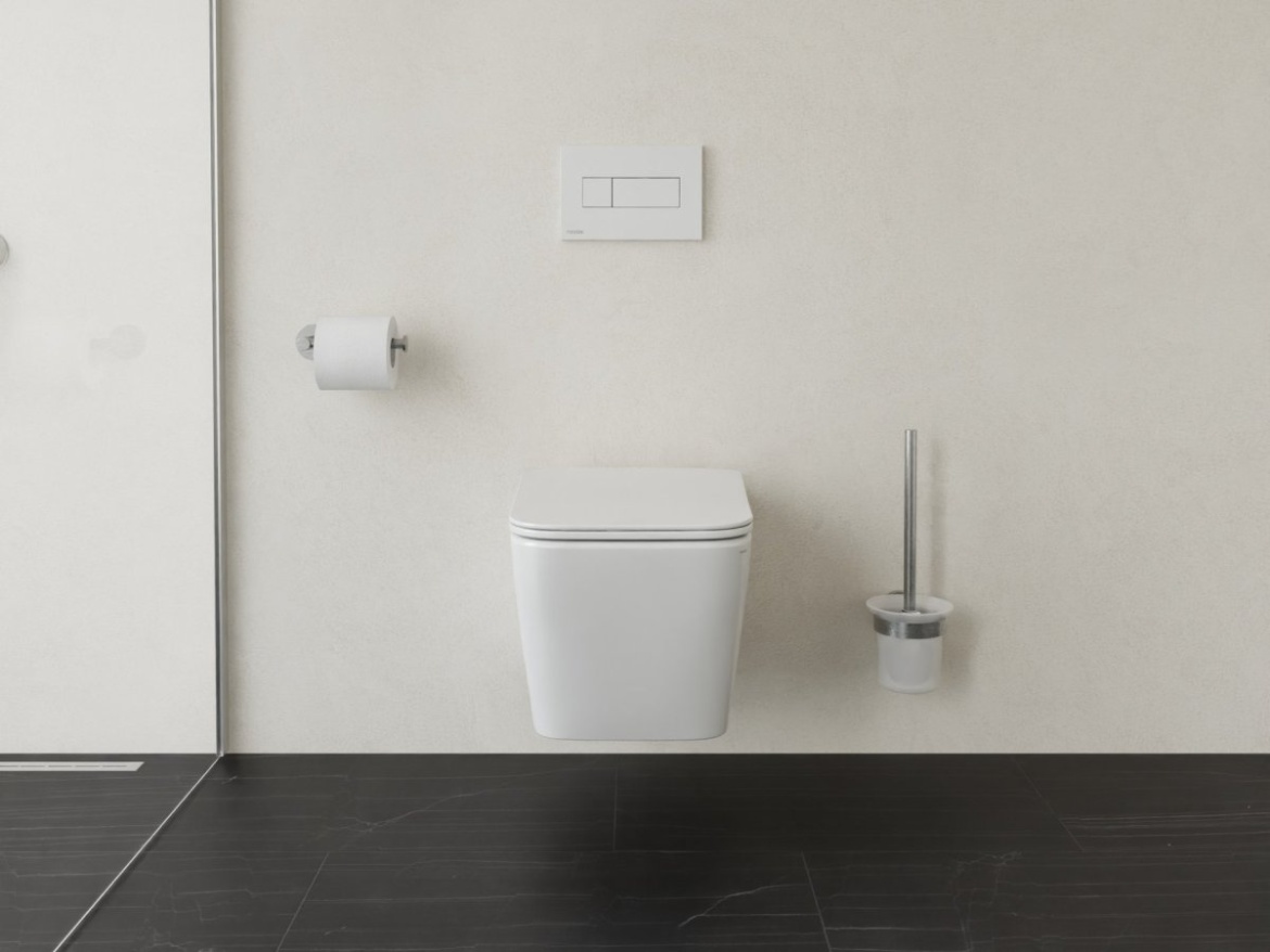 Ravak WC Natural RimOff set, závesné, biela