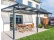 Hliníková pergola - čirý / bílá konstrukce Gutta Terrassendach Premium
