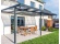 Hliníková pergola - čirý / bílá konstrukce Gutta Terrassendach Premium