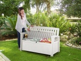 Keter Zahradní lavice Patio Bench bílá