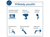 Tichý bezolejový dvouválcový kompresor 50 l Scheppach HC 51 Si