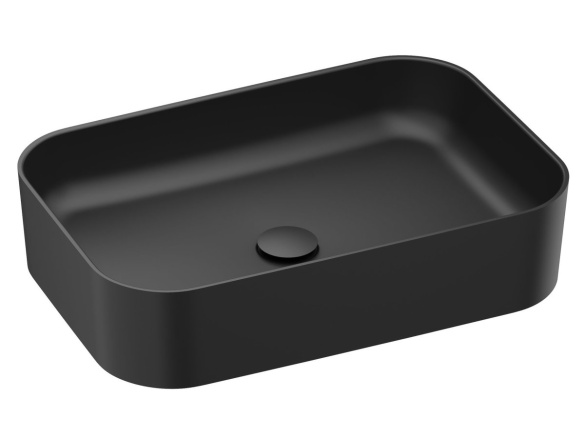 Ravak Umyvadlo Ceramic Slim R 55, bez otvoru pro baterii, bez přepadu, bílá