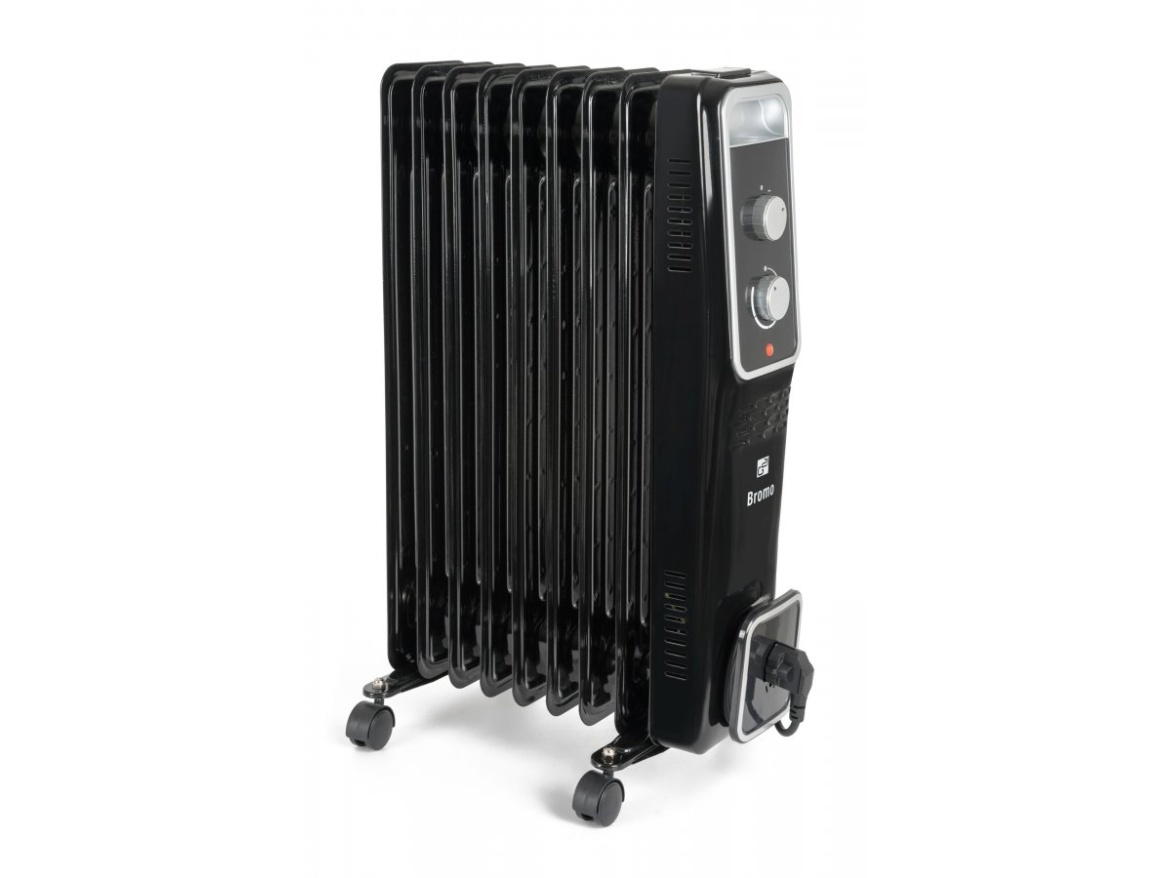 G21 Olejový radiátor  Bromo černý, 9 žeber, 2000 W