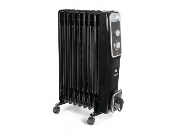 G21 Olejový radiátor  Bromo černý, 9 žeber, 2000 W