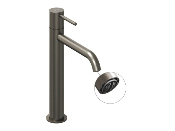 Ravak ES 014.61RGB Umyvadlová stojánková baterie BeCool 250 mm bez výpusti, růžové zlato kartáčované