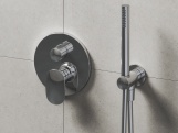Ravak SG 090.10WHM Sprchový podomítkový set, bílá matná