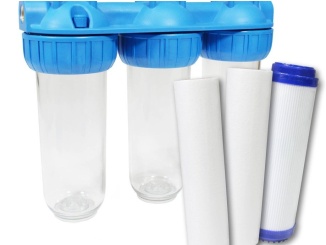 Sanitární instalace –  Donner set 3 stupňové filtrace TRIO (aktivní uhlík granutát)