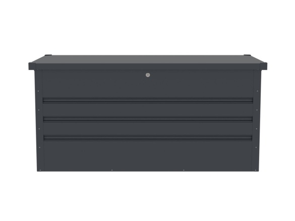 G21 Zahradní box  Denver 400 L, antracitový plechový