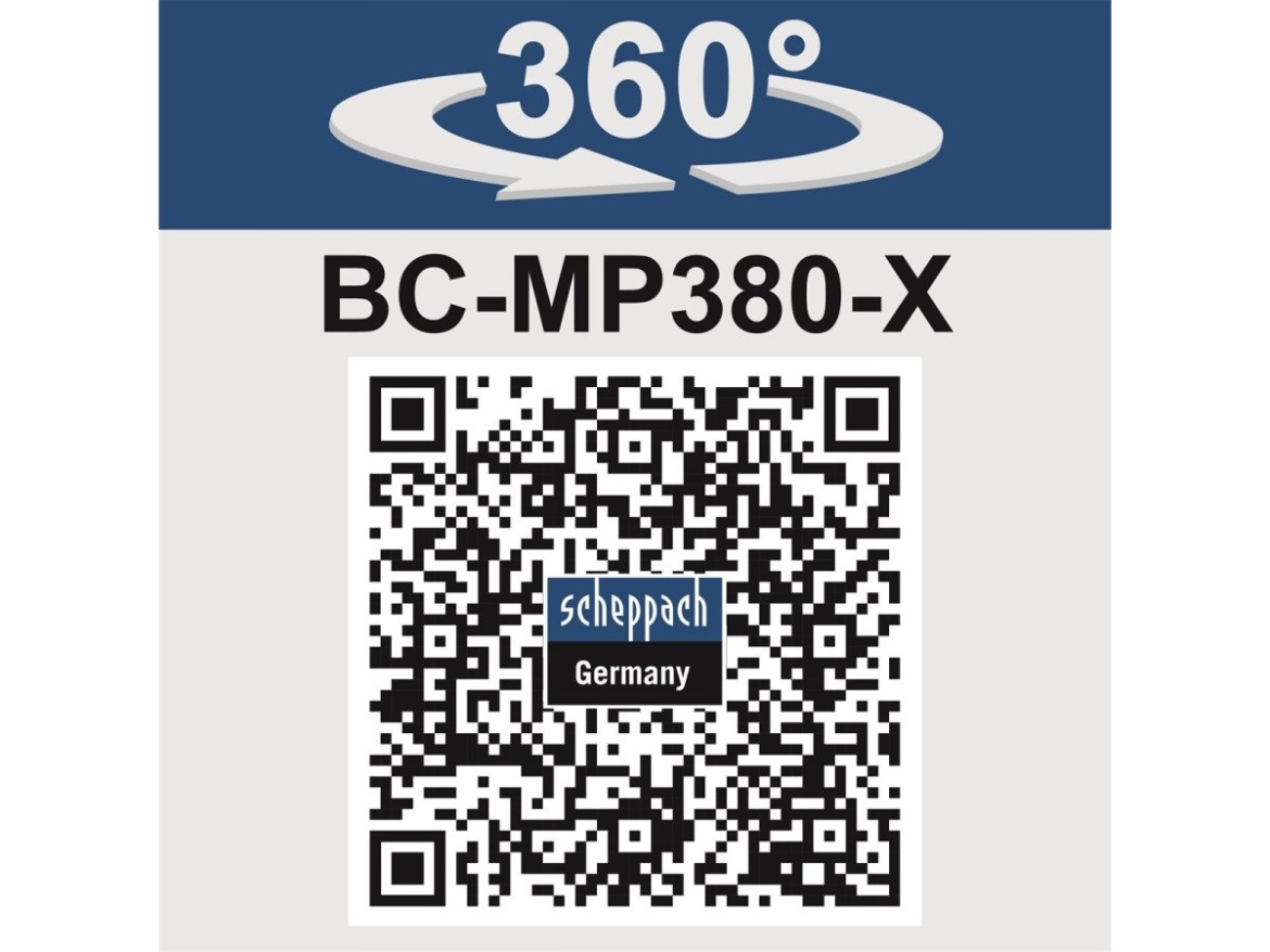 Aku sekačka Scheppach BC-MP380-X-SET XL2