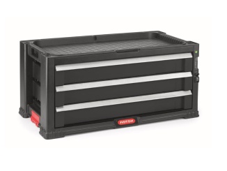 Organizéry –  Box na náradie 3 zásuvky BLACK