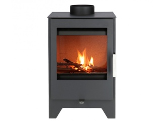 Příslušenství pro Koleno rourové Livin'Flame Smoke černá, 45°, 150 mm