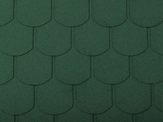 Asfaltové střešní šindele –  Uni Bobrovka zelená 3,85 m²