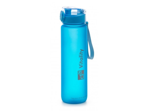 G21 Láhev  na pití, 1000 ml, modrá-zmrzlá
