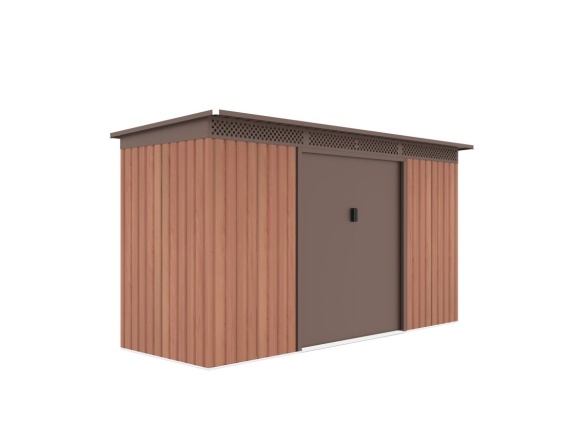 G21 Zahradní domek  GRAH 483 - 340 x 142 cm, hnědý