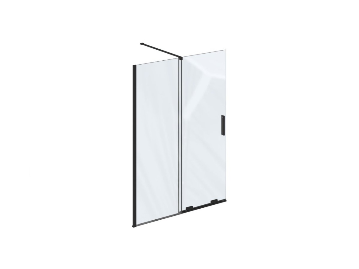 Ravak ROWI 120, černá+transparent
