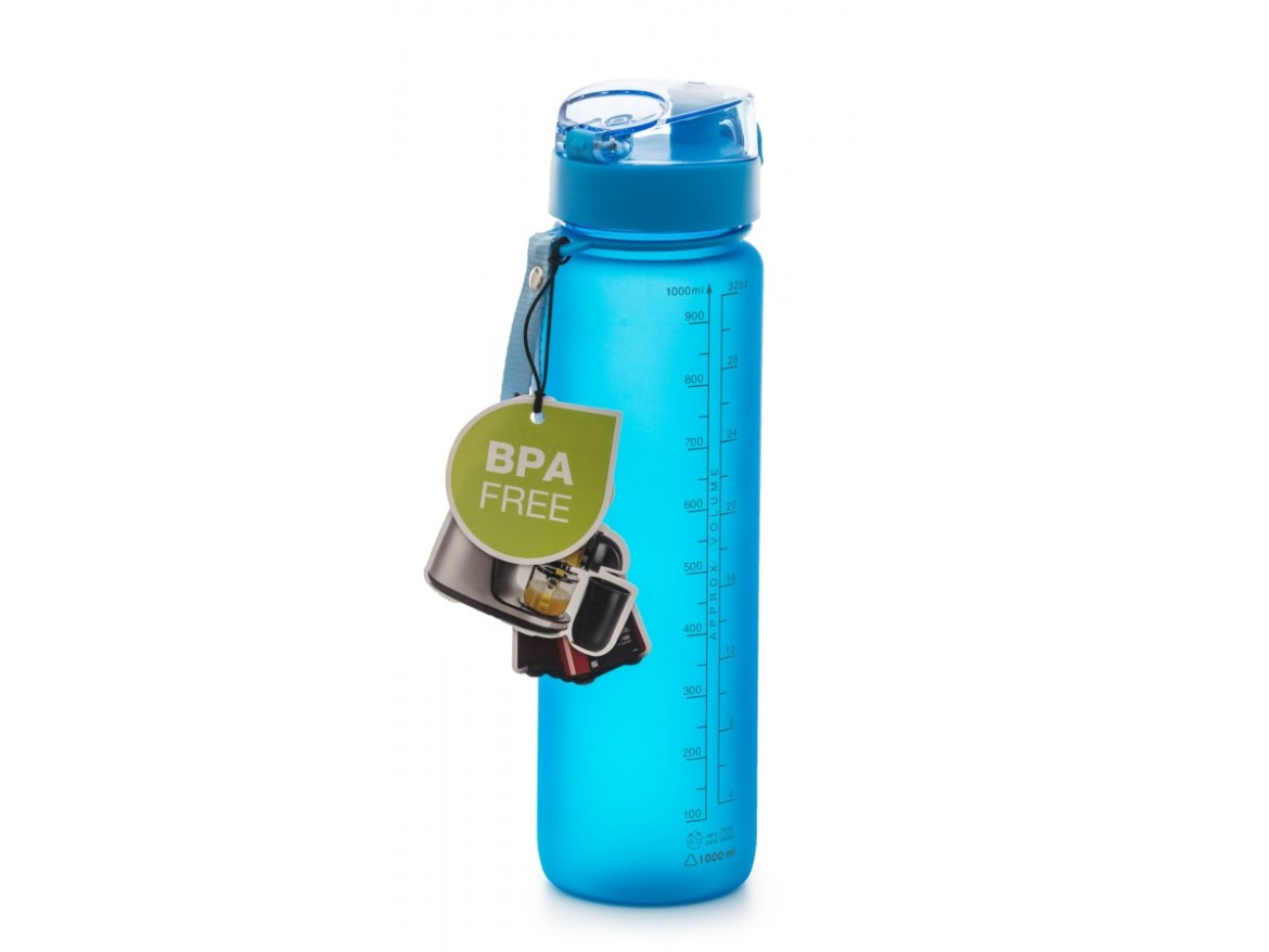 G21 Láhev  na pití, 1000 ml, modrá-zmrzlá