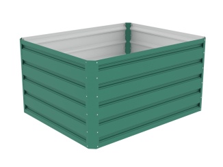 Vyvýšené záhony –  G21 Vyvýšený záhon  Daisy 100 x 80 x 52 cm, plechový, zelený