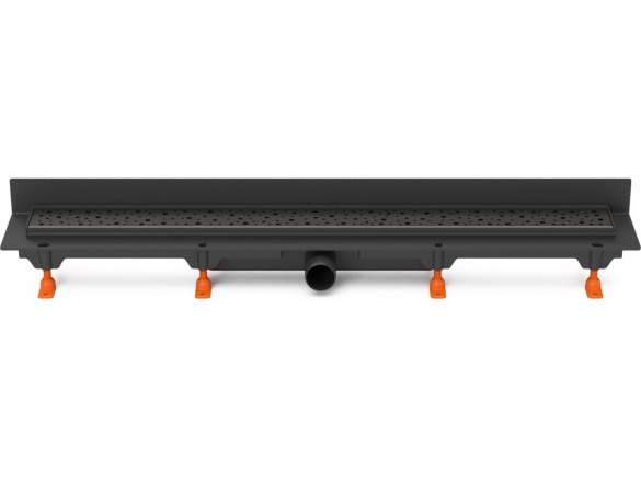 Žlab Chuděj LZB 40 Black (ke stěně)