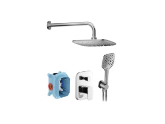 Podomítkové –  Ravak TD F 090.00CR Sprchový podomítkový set, chrom