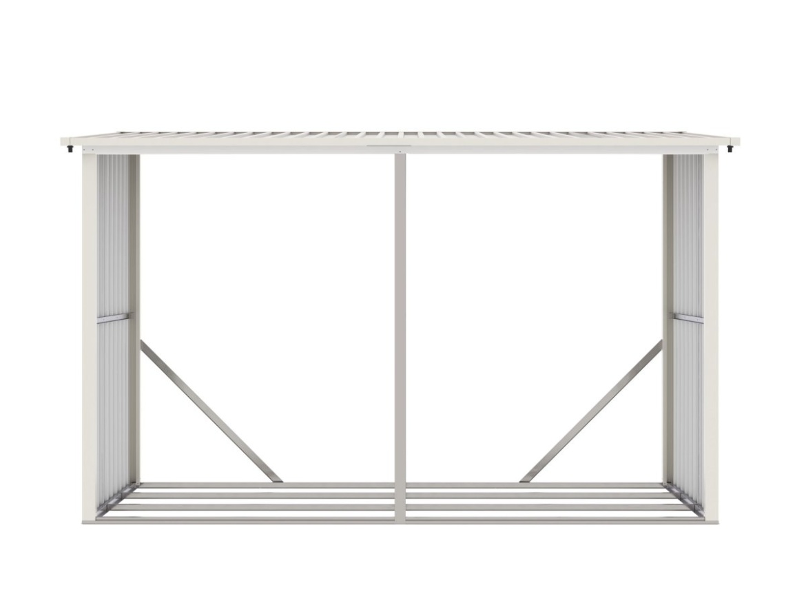 G21 Přístřešek na dřevo  WOH 682 - 302 x 119 cm, zelený