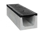 Betonový žlab s litinovou mříží Gutta D400