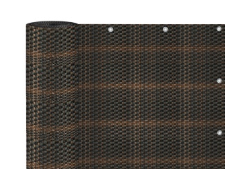 Na balkon –  Scobax Balcony eyelet 500 cm x 100 cm, čierna / hnedá